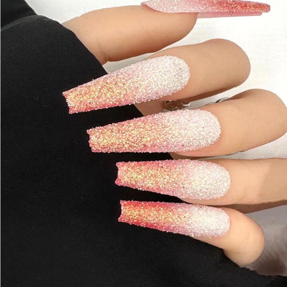 Glitter Ombre Press On Nails